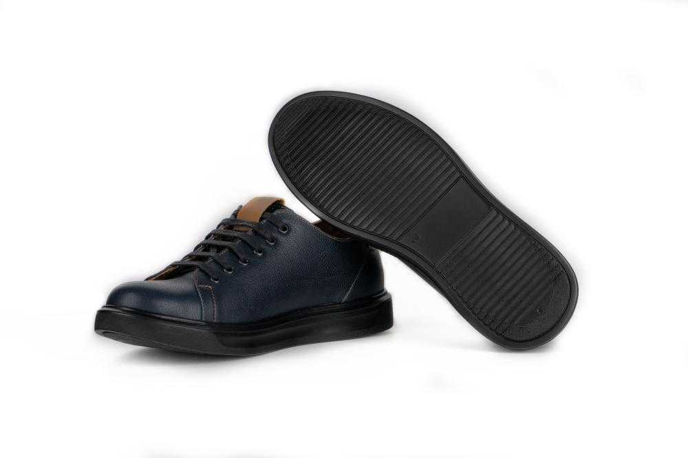 Pantofi Casual Barbati Bleumarin din Piele naturala 1052