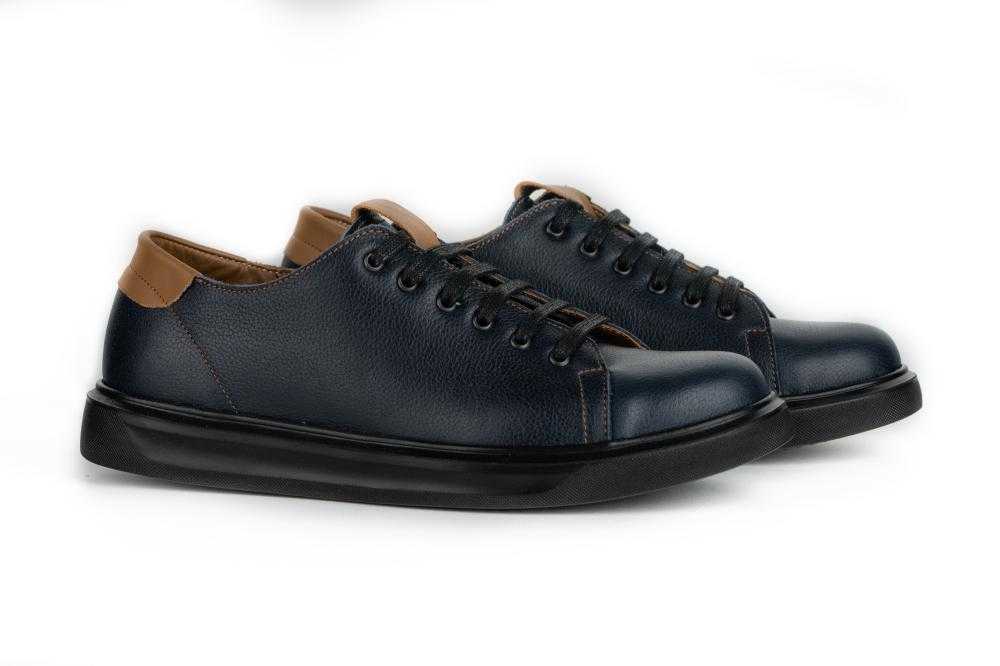 Pantofi Casual Barbati Bleumarin din Piele naturala 1052