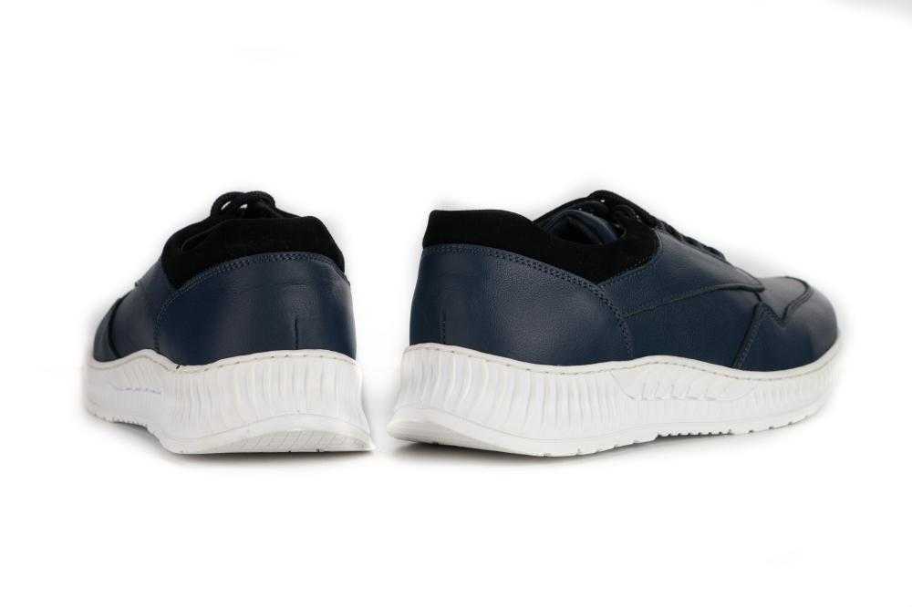 Pantofi Casual Barbati Bleumarin din Piele naturala 1061