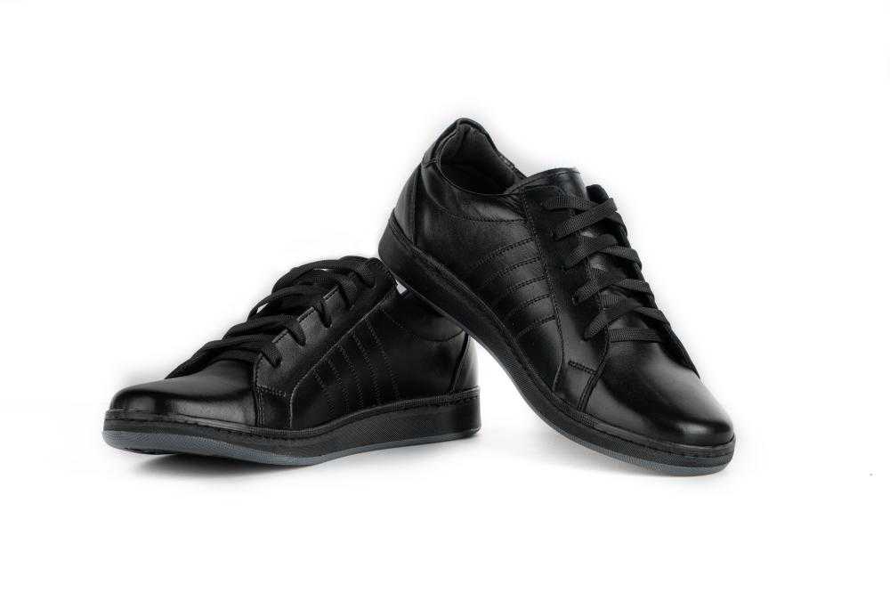 Pantofi Casual Barbati Negru din Piele naturala 1053