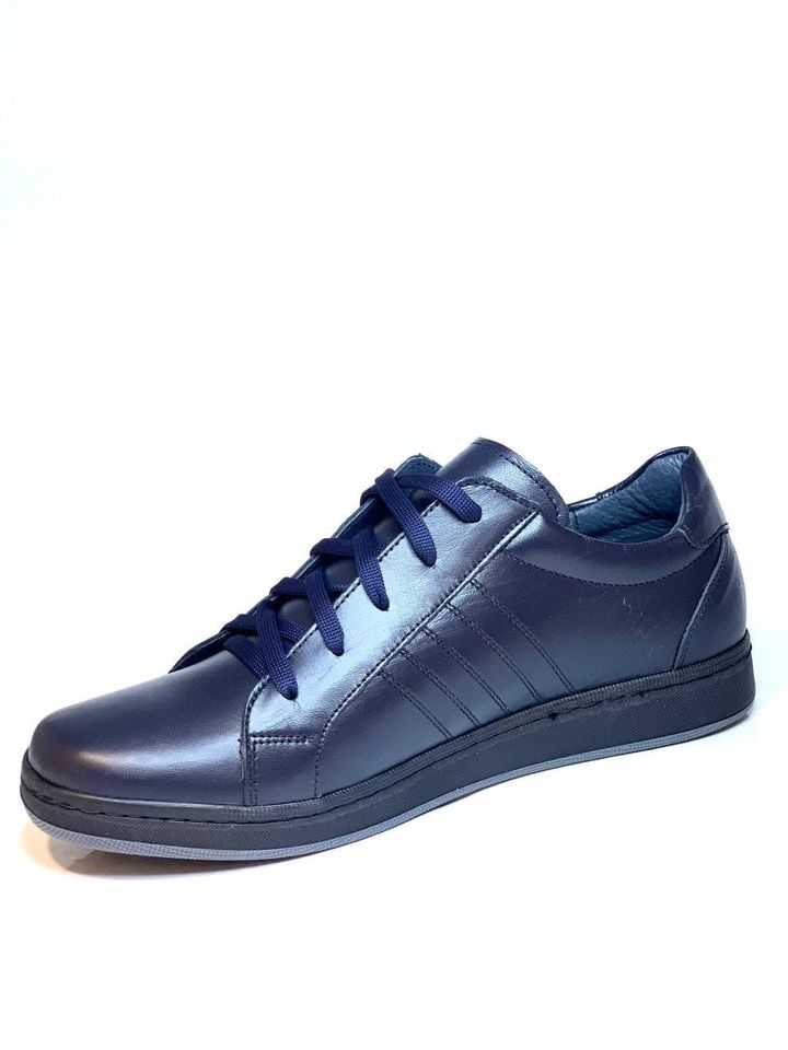 Pantofi Casual Barbati Bleumarin din Piele naturala 1055