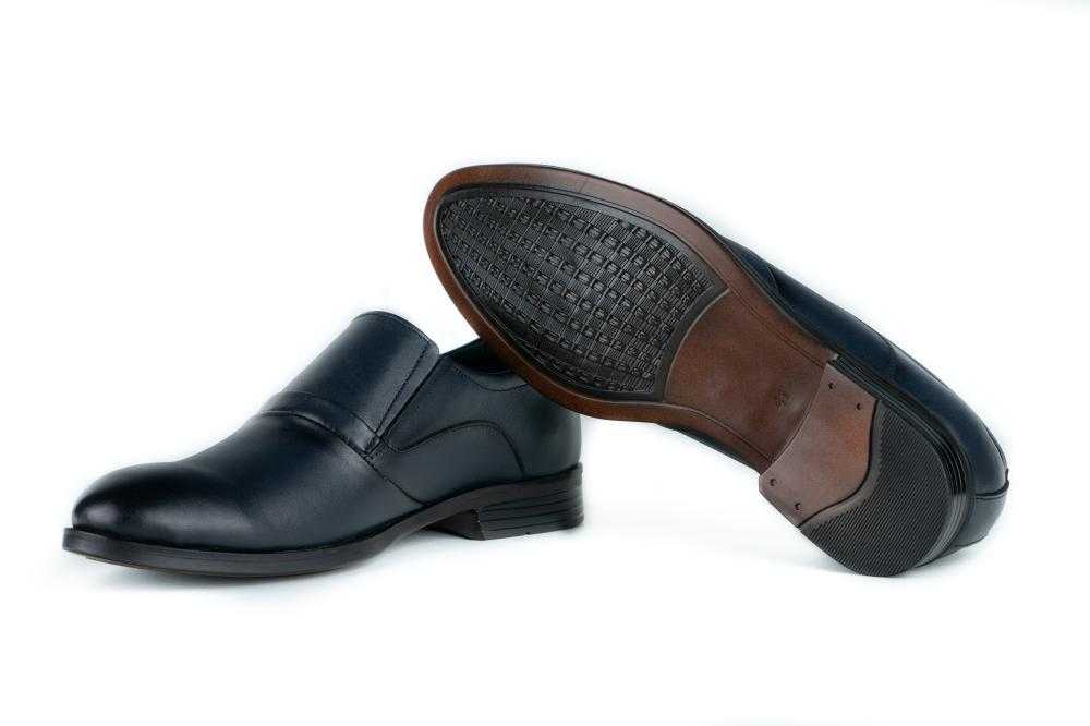 Pantofi Elegant Barbati Bleumarin din Piele naturala 1058