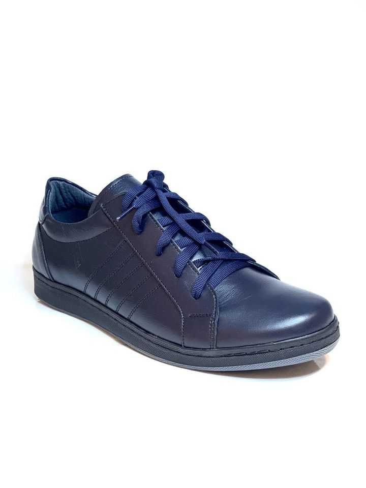 Pantofi Casual Barbati Bleumarin din Piele naturala 1055