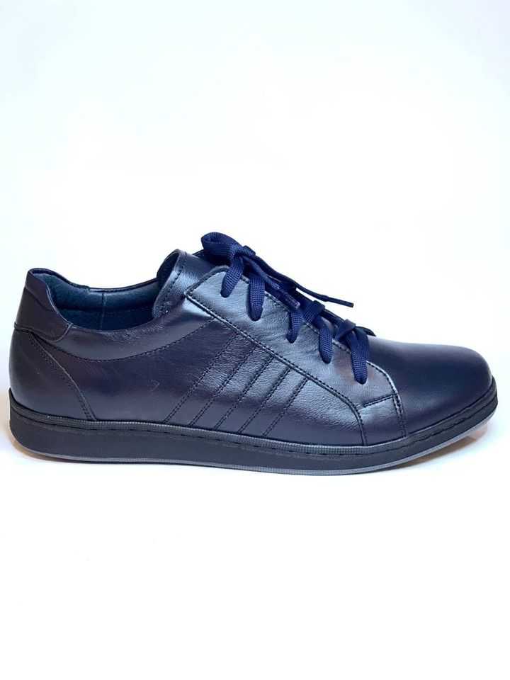 Pantofi Casual Barbati Bleumarin din Piele naturala 1055