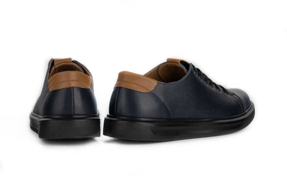 Pantofi Casual Barbati Bleumarin din Piele naturala 1052